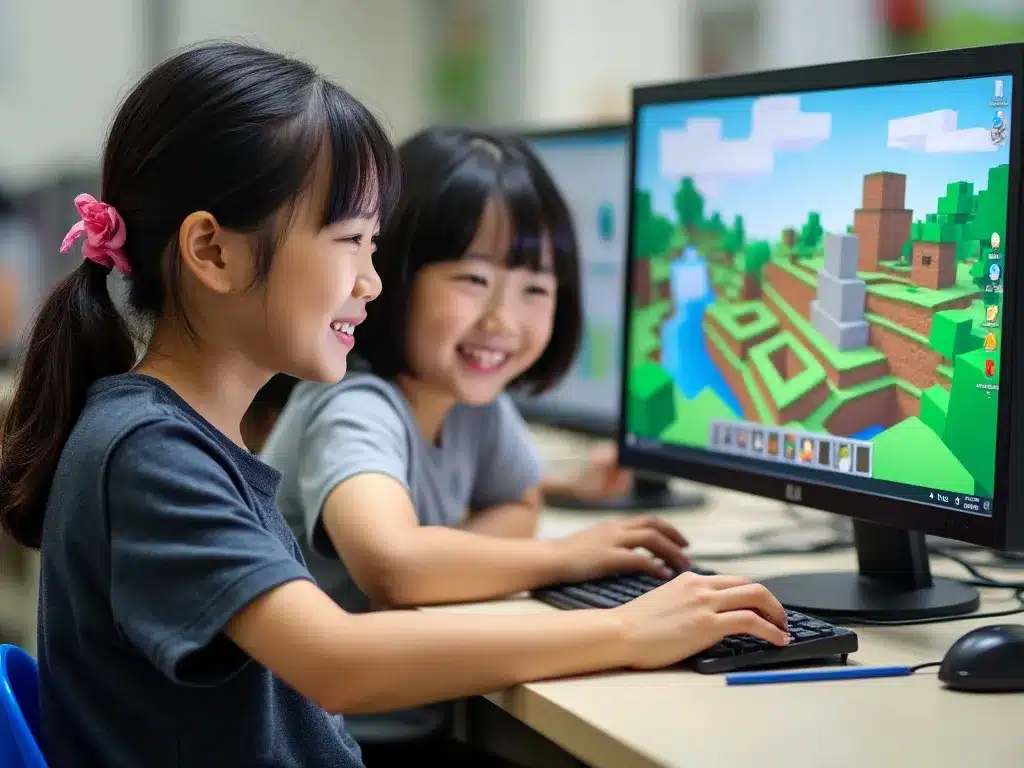 子どもも夢中！大人気ゲーム「マインクラフト」で楽しくプログラミングを学ぶ「マイクラッチ」で、創造力と問題解決能力を育む