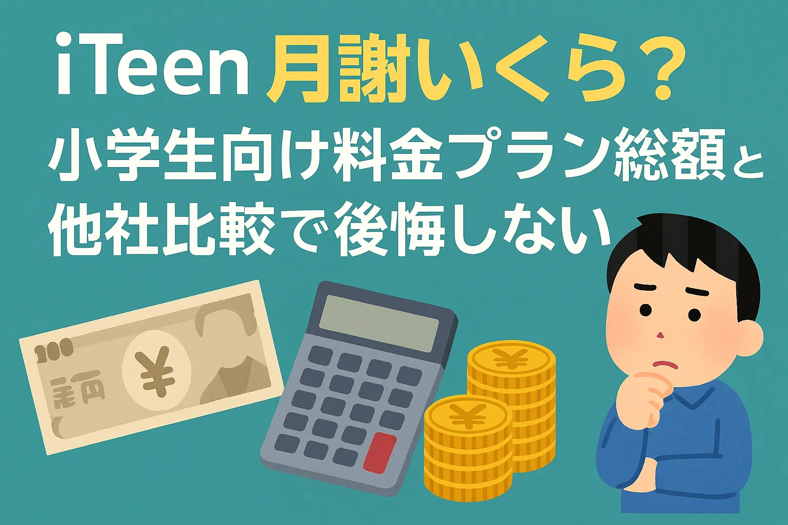 iTeen月謝いくら？小学生向け料金プラン総額と他社比較で後悔しない1